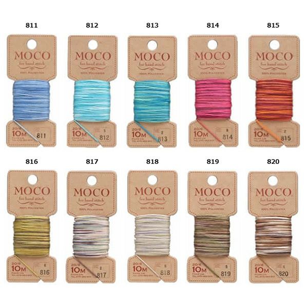 MOCO モコ 刺繍糸 刺しゅう糸 グラデーション 20色セットMOCO-S20-D