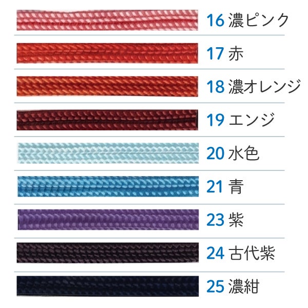 徳用 30m巻】人八紐(お守り紐) 30m巻 色番号1～19 | 手芸材料のネット