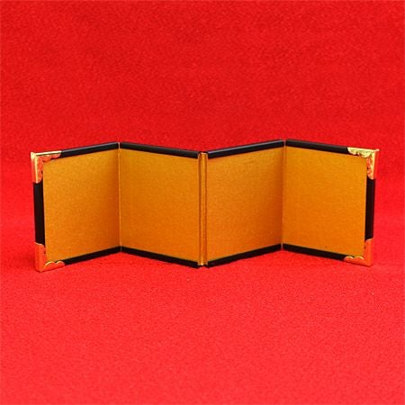 ミニ金屏風 4曲 (1曲W5xH6cm) | 手芸材料のネットショップ つくる