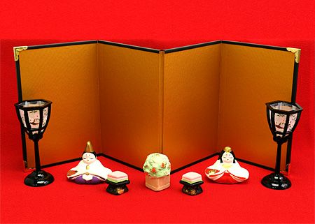 ミニ金屏風 4曲 (1曲W10xH15cm) | 手芸材料のネットショップ つくる