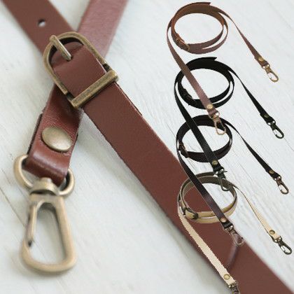 ショルダー ストラップ 持ち手 本革 巾12mm 約108～120cm 調整可