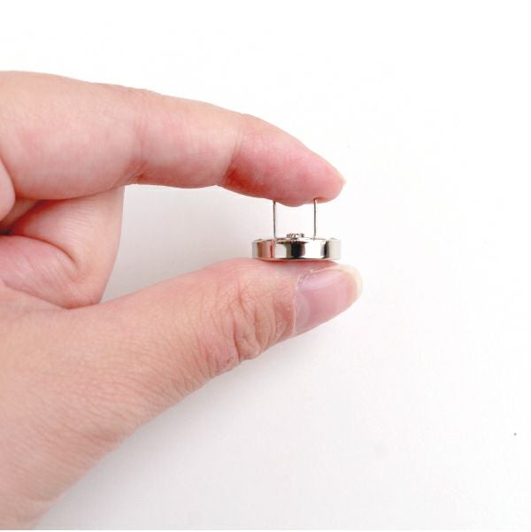 マグネットボタン 差し込み式 マグネット組 ホック 直径1.4cm 5組