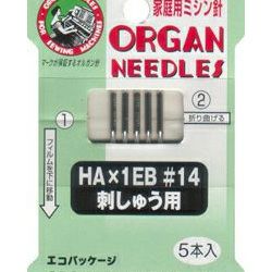 家庭用 レザー用ミシン針 HA-1LL[MIX] 取り合わせ #11x1 14x2 16x2本