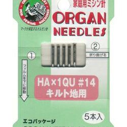 家庭用 キルト用ミシン針 5本入 HA-1QU #14 | 手芸材料のネット