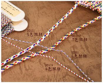 4色組紐 φ約1mm×10m巻 | 手芸材料のネットショップ つくる楽しみ．com