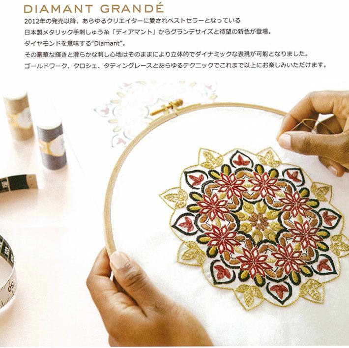 プロフ必読☆金駒刺繍☆ラメ刺繍☆トールサイズ DMC DIAMANT ディアマント ラメ 刺繍糸 Art.380 | 手芸材料のネット