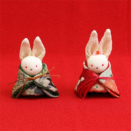 ちりめんパーツ 兎（単品） | 手芸材料のネットショップ つくる楽しみ