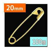 徳用1000個) 安全ピン 24mm キリンス ゴールド 0号 スナッピン | 手芸