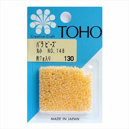 ビーズ 丸小 トーホー 11/0 No.148 セイロン 黄・オレンジ・茶 TOHO