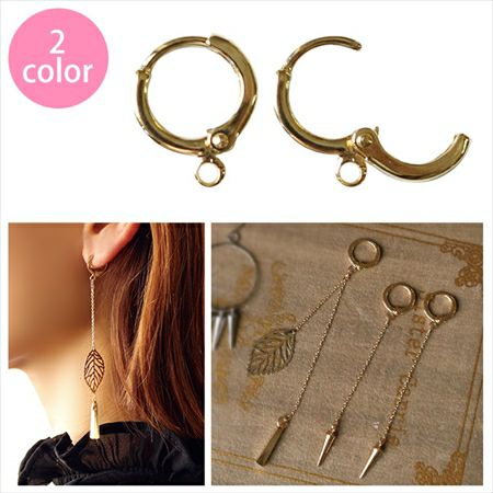 アクセサリー カン付フープピアス 外径11mm 5組入 A12-506 A12-506