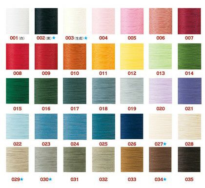 糸 パッチワーク用コットン手ぬい糸 コトン Coton 50番 200m 小巻 寒色
