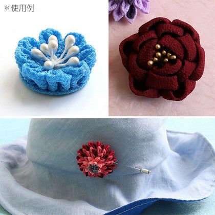 つまみ細工用 花芯 ペップ 中 長さ約4.5cm 直径1.5mm 144本入| つくる