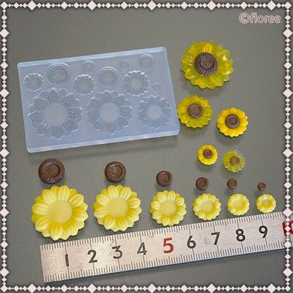 モールド フラワー型 ひまわり 花恋型付き | 手芸材料のネットショップ