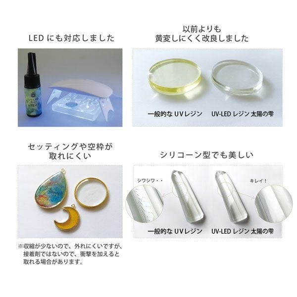 レジン液 UV-LED 太陽の雫 200g | 手芸材料のネットショップ つくる