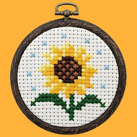 刺しゅうキット クロスステッチ 夏休み クローバー No.7766 まんまる