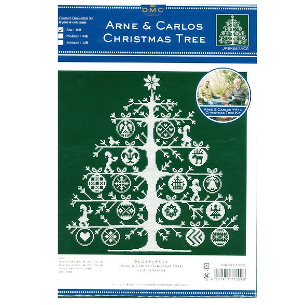 DMC 刺しゅうキット クリスマスツリー ARNE & CARLOS クロスステッチ