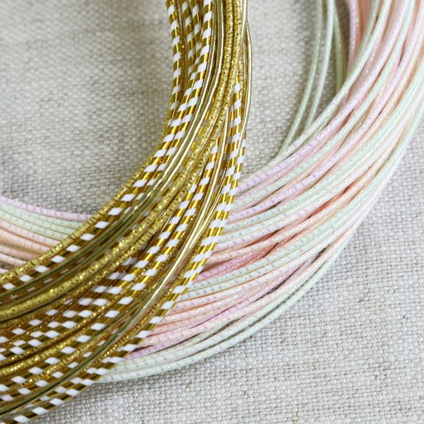 水引アソートセット 3色各5本入 (色番号1-19) piece MIZUHIKI 水引飾り