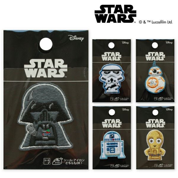 ワッペン アイロンシール両用タイプ ワッペン STAR WARS スター