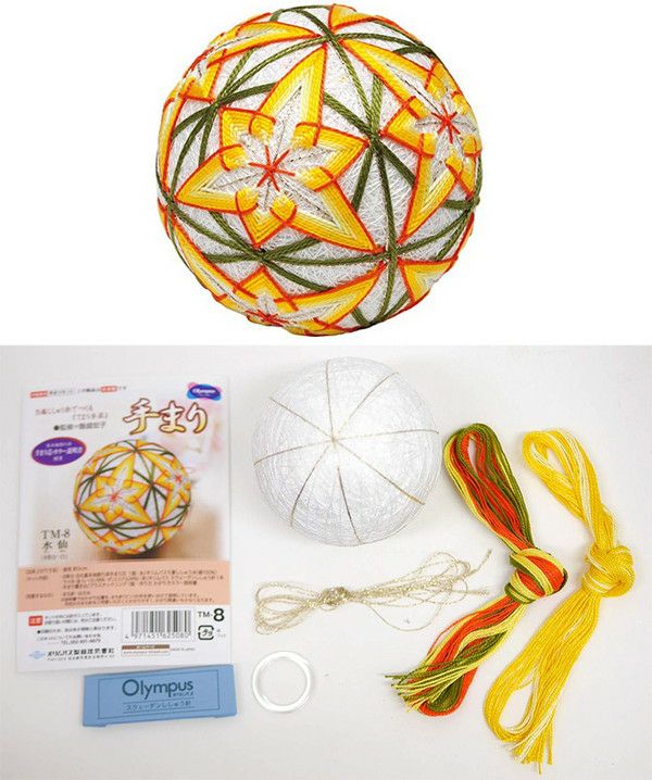手まりキット てまり手芸 水仙 和手芸 キット てまり 手毬 手まり お取