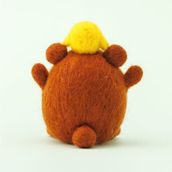 羊毛フェルト ひよことなかよしくまちゃん キット フェルト羊毛 キット
