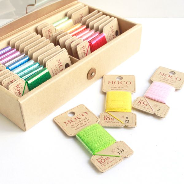 糸 MOCO モコ 刺繍糸 刺しゅう糸 ステッチ糸 カラー20色セットC 大容量