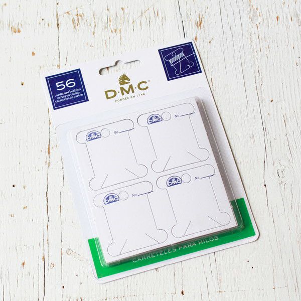 刺繍糸 カードボードボビン 4×14シート（ボビン56枚分）DMC | 手芸材料