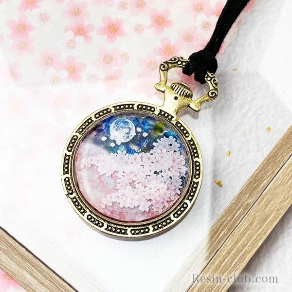 レジンシール UVレジン用シールパーツ レジンクラブ 桜5 花霞 両面