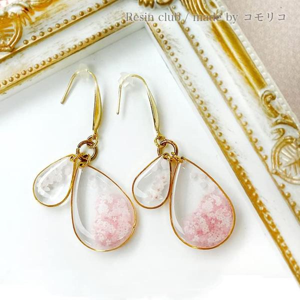 レジンシール UVレジン用シールパーツ レジンクラブ 桜5 花霞 両面