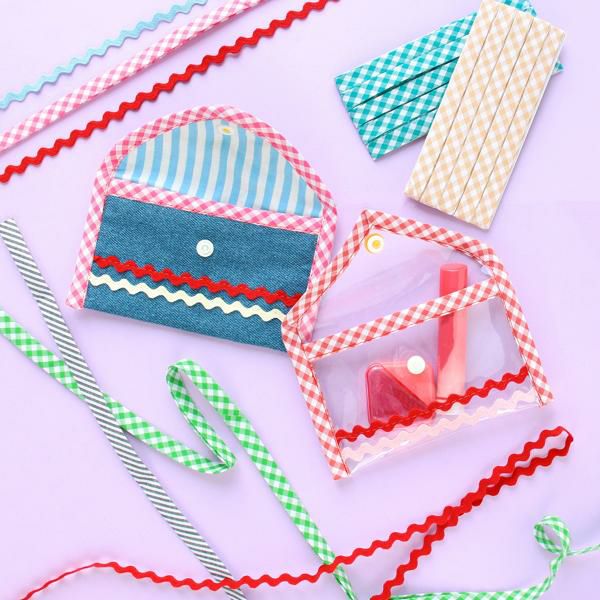 バイアステープ ふちどりテープ キャプテン ギンガム チェック