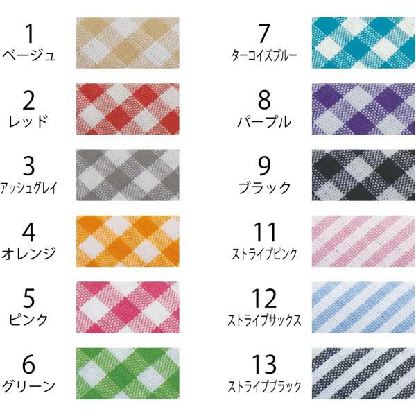 バイアステープ ふちどりテープ キャプテン ギンガム チェック