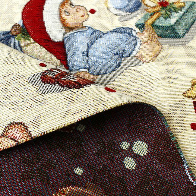 ゴブラン 生地 インポート インテリア ゴブラン織り クリスマス キッズ