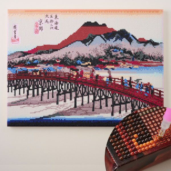 お取り寄せ】ダイヤモンドフィックス ダイヤモンドアート 浮世絵