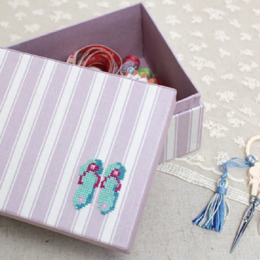 カルトナージュ キット セット スクエアボックス ふた付きボックス小