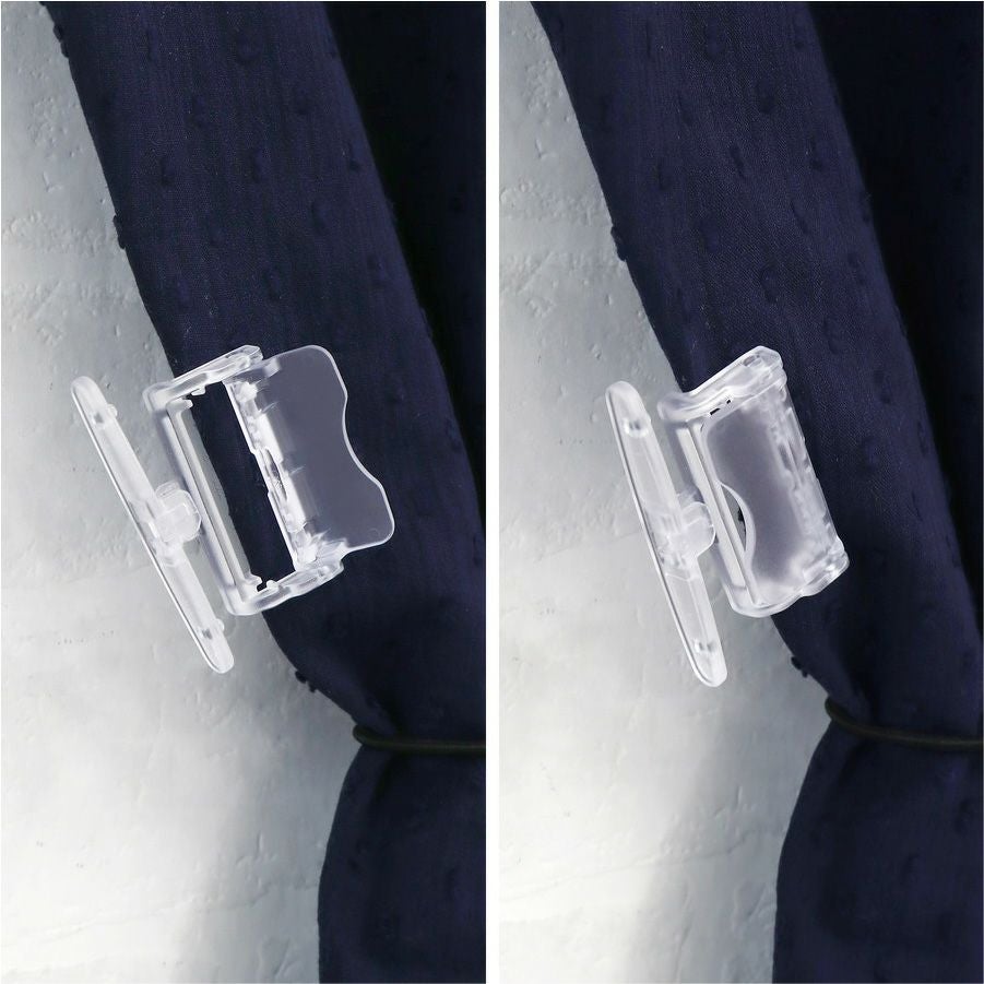 クリップ式カーテン用ふさかけフック 2個 カーテンフック カーテン用品