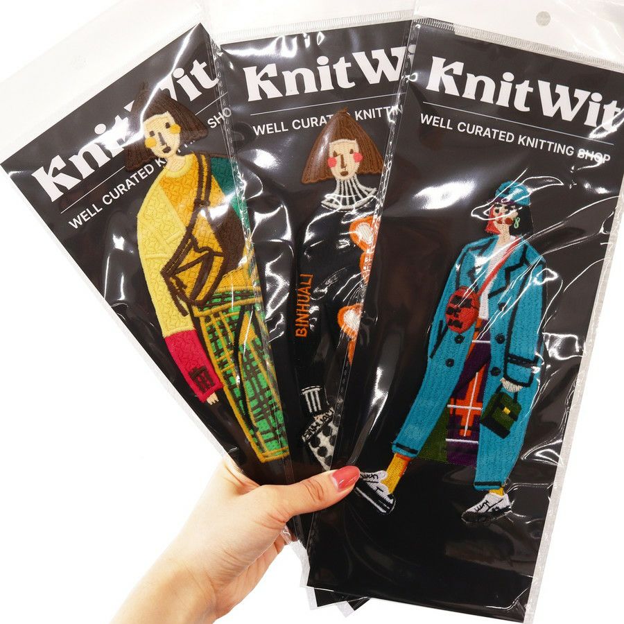 縫い付け ビックワッペン KnitWit 韓国輸入 BIG WAPPEN | 手芸材料の