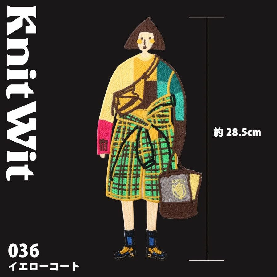 縫い付け ビックワッペン KnitWit 韓国輸入 BIG WAPPEN | 手芸材料の