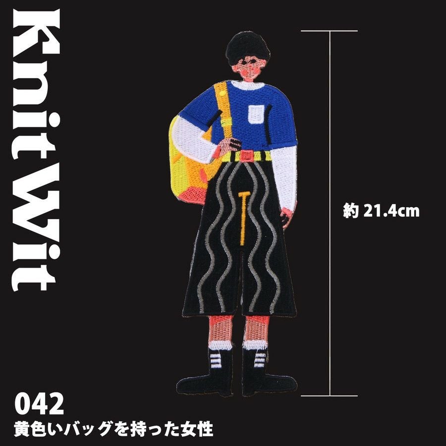 縫い付け ビックワッペン KnitWit 韓国輸入 BIG WAPPEN | 手芸材料の