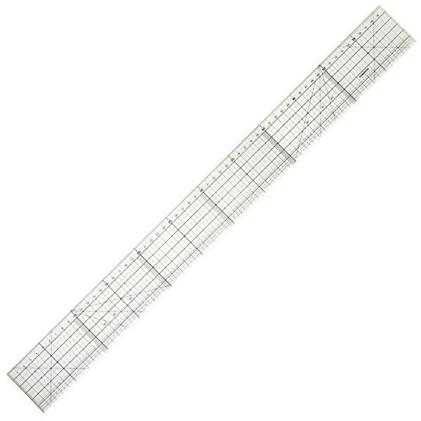KAWAGUCHI カッティング方眼定規 60cm 長さ60cm TK05507 透明 | 手芸