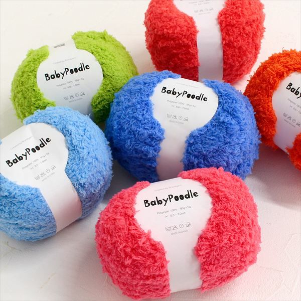 毛糸 かわいい knitwit ベビープードル 1玉入 冬 編み物 秋冬毛糸