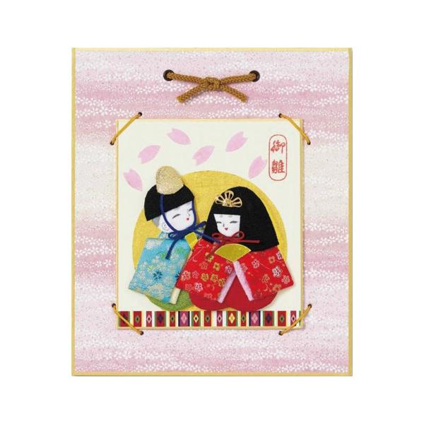押絵飾り 扇ひな おひなさま キット ひなまつり 雛祭り 桃の節句