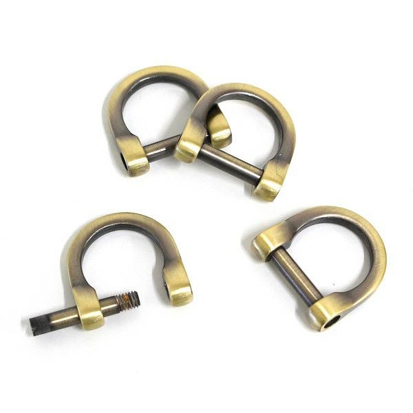 ネジ式Dカン 巾約1.5cm対応 4個入 | 手芸材料のネットショップ つくる