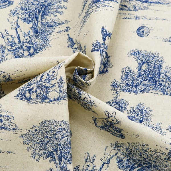 生地 トワルドジュイ うさぎ トワル・ド・メルスリー シーチング (最低