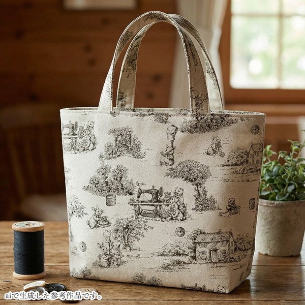 生地 トワルドジュイ うさぎ トワル・ド・メルスリー シーチング (最低