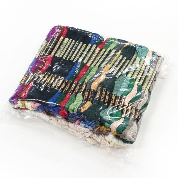 DMC刺しゅう糸セット 新しい一色刺繍セット 124本 あたらしい1色刺繍