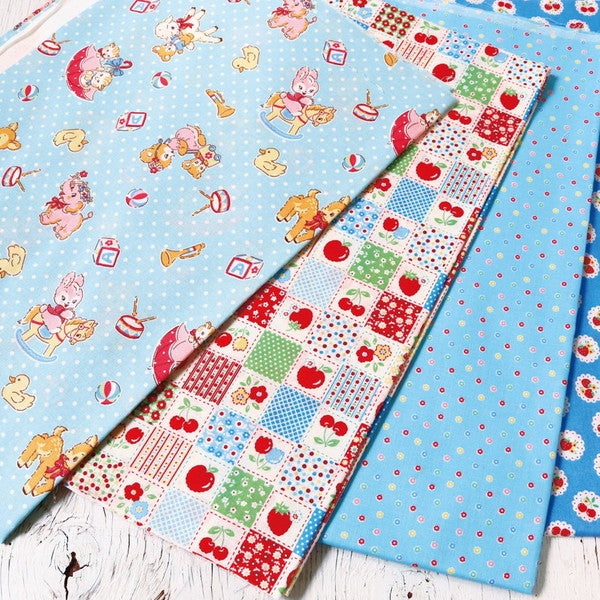 生地 プリント生地 Happy message 30'S 巾約110cm 最低単位50cm～10cm