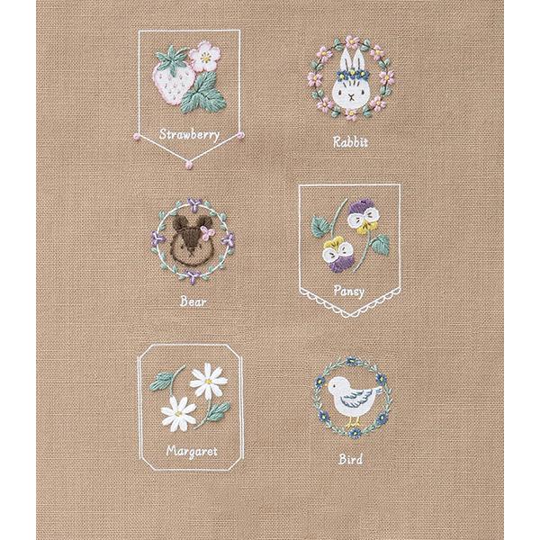 刺しゅうを楽しむプリントクロス artist collection コハナ「森の