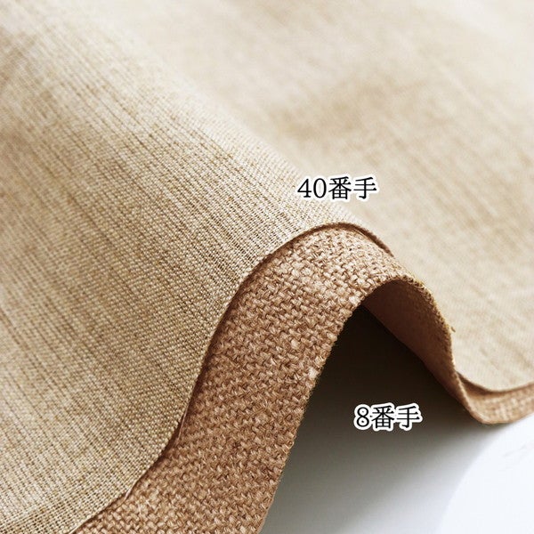 生地 厚地リネン 8番手 巾約108cm 亜麻 麻 ソーイング シャツ 夏 春