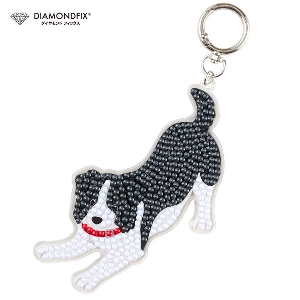 ダイヤモンドフィックス キーホルダー Dog ビーズキット 小学生 夏休み