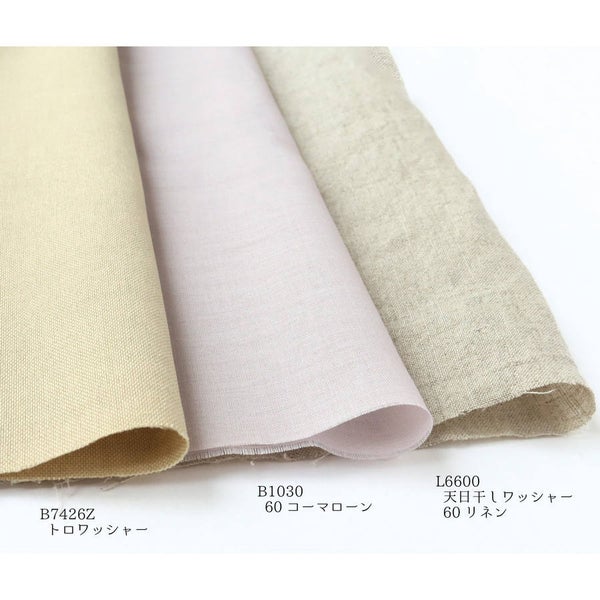 生地60コーマローン約108cm最低単位30cm～10cm単位の切売