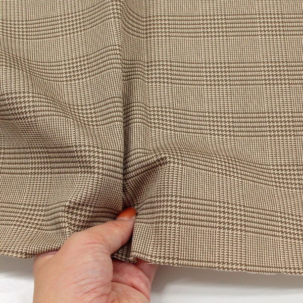 生地 ベーシックチェック 20sツイル 巾約112cm 最低単位50cm～10cm単位